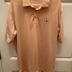 Peter Millar “Quail Hollow” Light Peach Polo Shirt